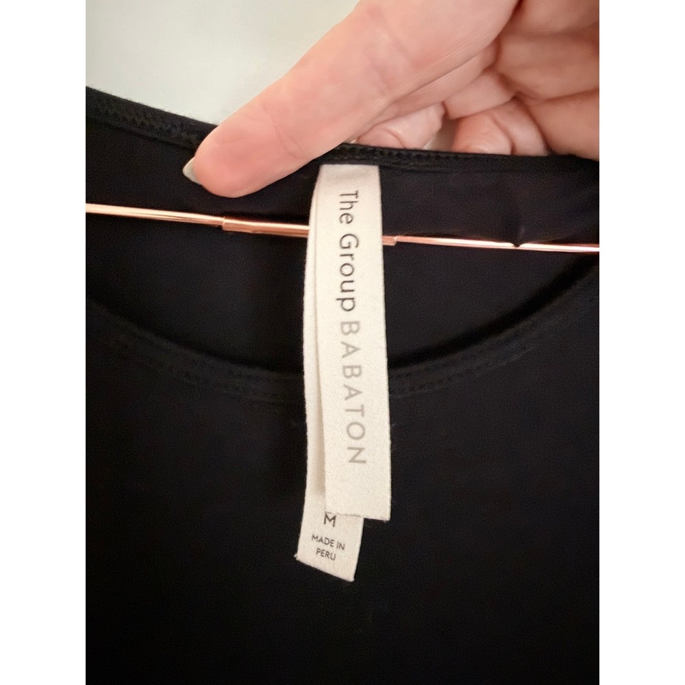 The Group‎ Babaton Black Sleeveless Evelina Midi Dress Size M - Picture 3 of 6